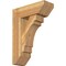 Ekena Millwork Merced Slat Rough Sawn Bracket w/ Offset Brace, Western Red Cedar, 8"W x 22"D x 30"H BKT0806X22X30MRC06RWR - alternate 1